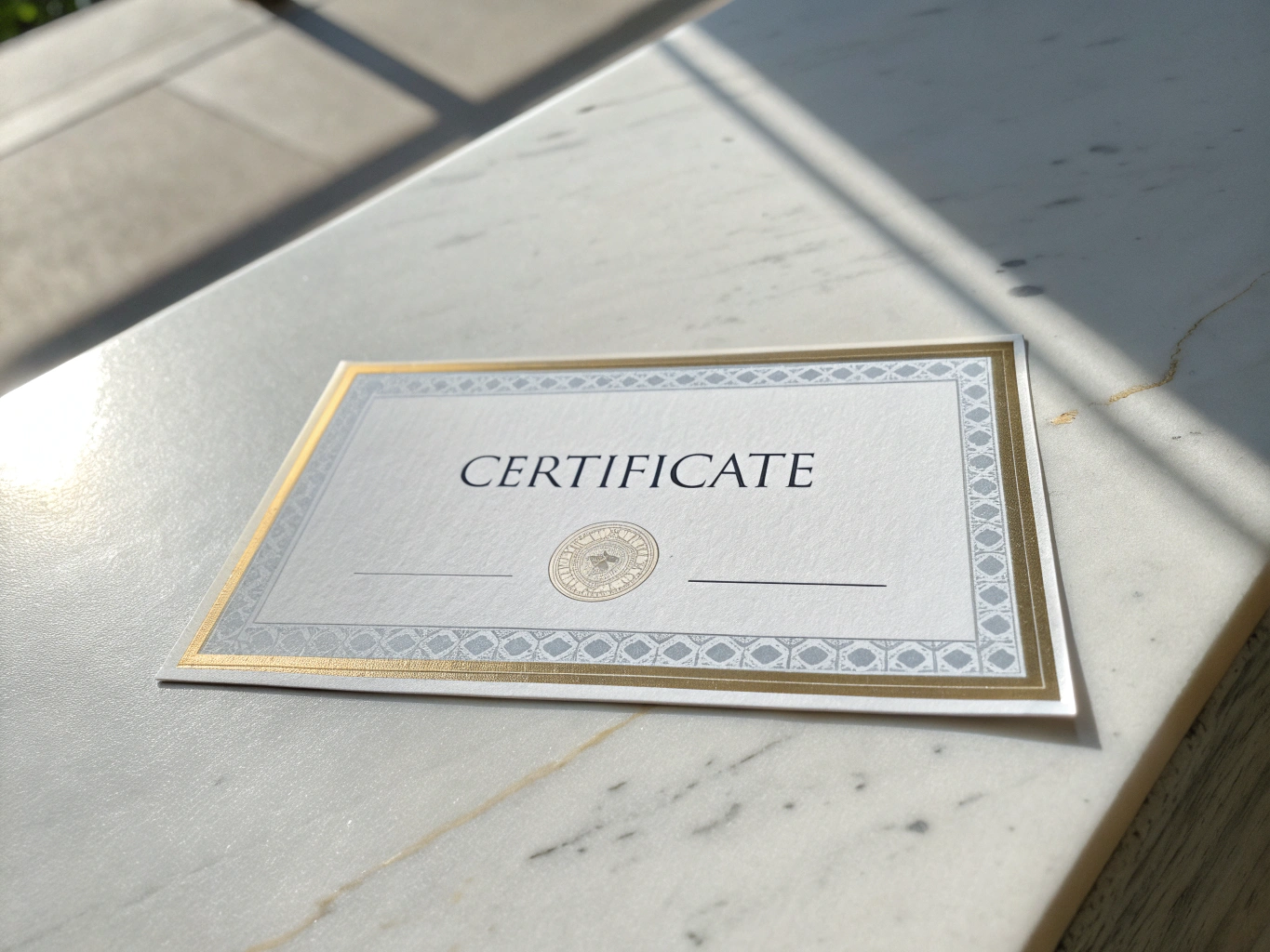 Prestigious Professional Certificate with Verified Badge